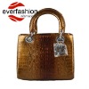 Gorgeous fashion ladies crocodile skin handbag EV713