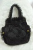 Gothic black rose shoulder bag from Pentagramme Sac1