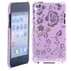 Graceful Pink Rose Hard Protect Shell Skin For iPod Touch 4