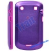 Graceful Soft Silicone Frame with Aluminium for BlackBerry 9900 Case/ 9930 Case(Purple)