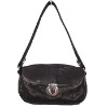 Graceful genuine leather handbag 9284