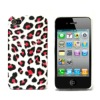 Graphic Back Cover Protective case for iPhone 4/4S (Pink Leopard)