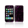 Graphic Snap-on Protective case for iPhone 3G/3GS (Purple Stars)