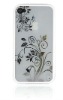 Graphic Snap-on Protective case for iPhone 4(White)
