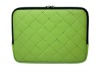 Grass green design of neoprene computer laptop bag