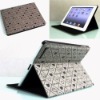 Gray Folio Stand Leather Case for iPad 2