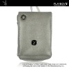 Gray Mobile Phone Lanyard Pouch