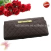 Gray New Quality Women Long Clutch Wallet/Purse With Button