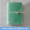 Grean PVC Card Holder Like a Notebook With a Button