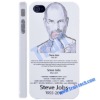 Great Steve Jobs Tribute Memorial Protective Case for iPhone 4