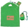 Greem portable nylon folding bag for shopping