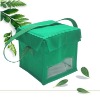 Green 80g non woven promotional cooler bag GE-6030