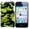 Green Cool Disruptive Pattern Hard Case Skin Cover For iPod Touch 4