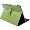Green Crocodile Pattern Design Leather Shell Protect Case For Samsung Galaxy Tab P7510