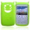 Green Devil Design Silicone Skin Case Cover for Blackberry Bold 9700