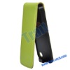Green Flip Leather Case Cover for iPhone 4