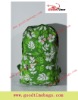 Green Flower Backpack