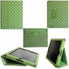Green Folding Leather Case for iPad 2