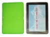 Green Matte TPU Gel Cell Phone Case For SamSung Galaxy tab P7500 P7510