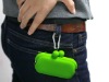 Green Mini Silicone Cosmetic Pouch, Coin Purse