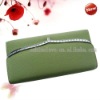 Green New Fashion Women Long Clutch Wallet/Purse With Button