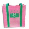 Green Non Woven Bag With Long Handle(glt-n0130)