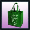 Green PP non-woven bag for packing wine bag