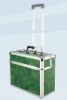 Green PVC aluminum trolley