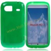 Green Plain TPU Shell Skin Case For HTC 7 HD3 Mozart T8698