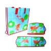 Green Printing RPET Non Woven Foldable Bag (glt-a0033)