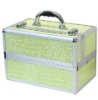 Green Pro Cosmetic Case Double-open