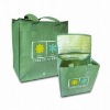 Green Reusable Non Woven Thermal Cooler Bag with Aluminum foil (glt-c0054)