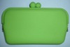 Green Silicone Game Pouch, Coin Purse