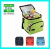 Green Thermal Cooler Bag made of polyester for frozen food