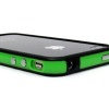 Green and Black Premium Bumper Case for Apple iPhone 4#8240