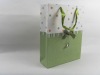 Green artpaper shopping bag