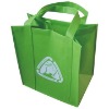 Green carrier bag