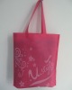 Green eco friendly embossing shopping bag