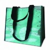 Green enviromental foldable laminated non woven tote bag