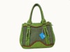 Green fashion lady handbags