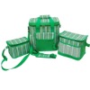Green insulated ice cooler bag for food