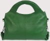 Green leather purses cheap Cowhide Leather Bag Female