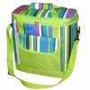 Green lunch cooler bag