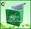 Green non woven insulated bag with reinforce handle