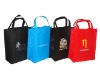 Green non woven shopping bags