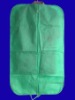 Green non woven suit cover garment bag