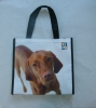 Green non woven tote bag