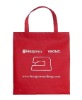 Green nonwoven handle shopping bag