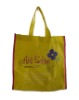 Green nonwoven shopping bag