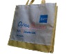 Green nonwoven shopping handbag